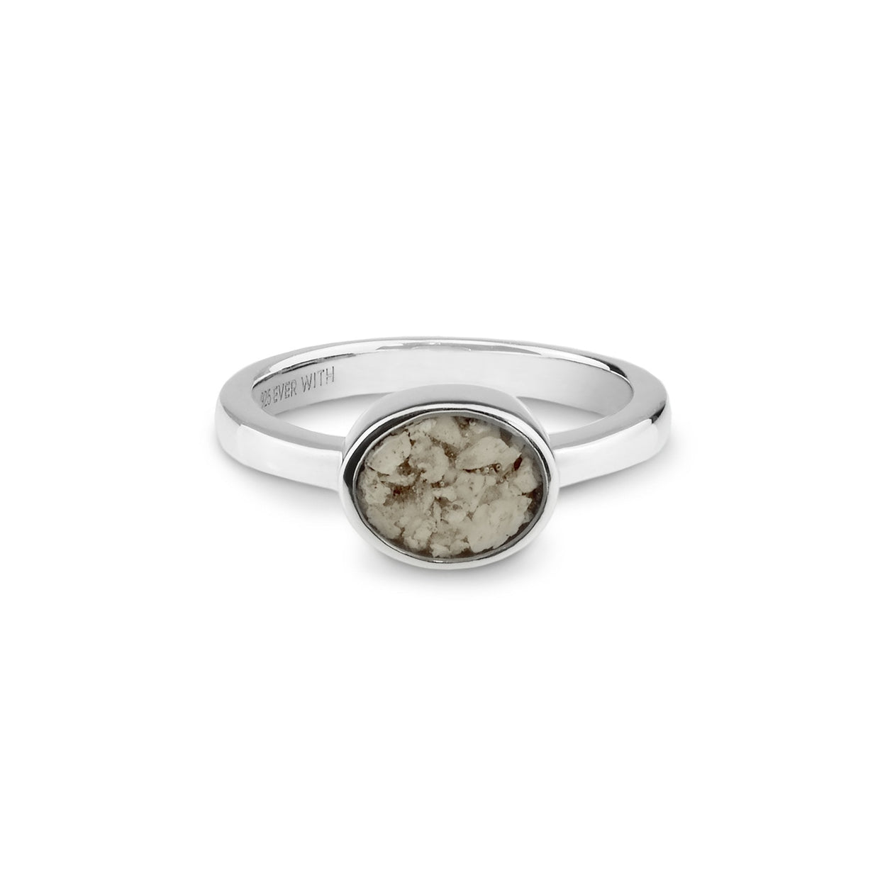 Load image into Gallery viewer, EverWith Ladies Oval Memorial Ashes Ring - EverWith Memorial Jewellery - Trade