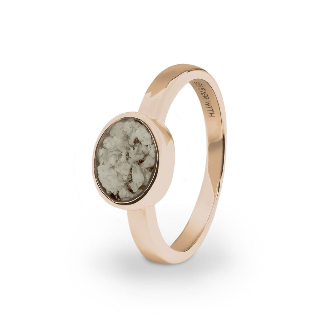 EverWith Ladies Oval Memorial Ashes Ring - EverWith Memorial Jewellery - Trade