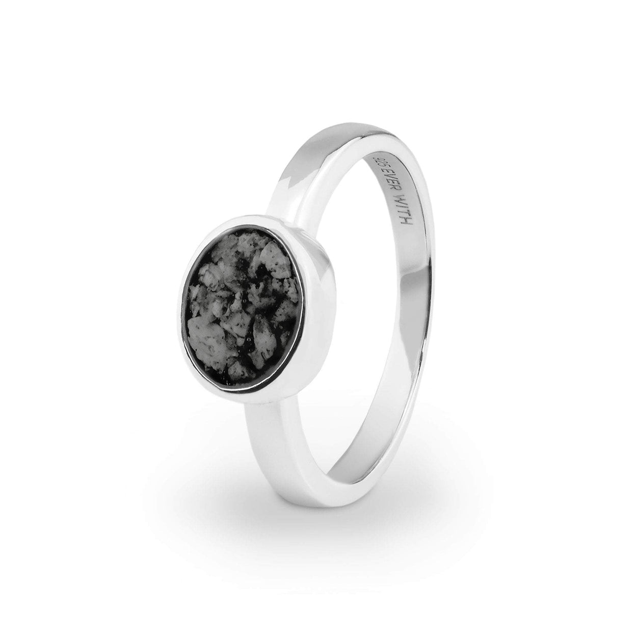 Load image into Gallery viewer, EverWith Ladies Oval Memorial Ashes Ring - EverWith Memorial Jewellery - Trade
