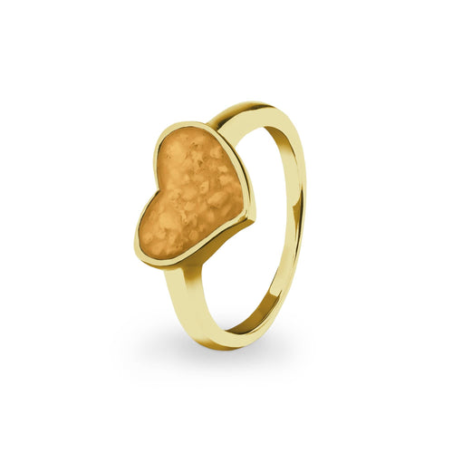 EverWith Ladies Oversized Heart Memorial Ashes Ring - EverWith Memorial Jewellery - Trade