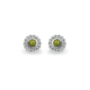 EverWith Ladies Petals Memorial Ashes Earrings with Fine Crystals - EverWith Memorial Jewellery - Trade