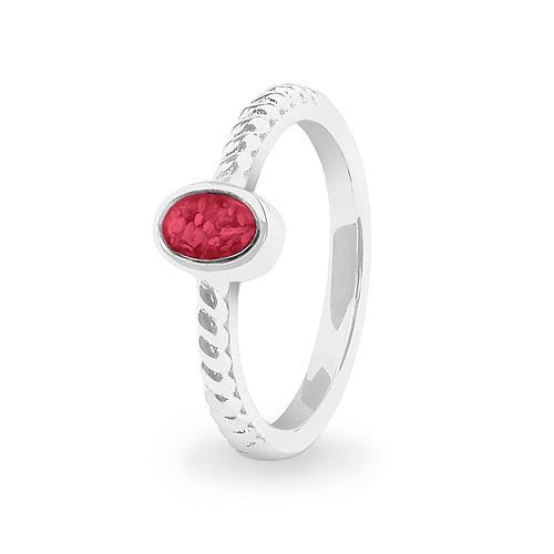 EverWith Ladies Petite Guard Memorial Ashes Ring - EverWith Memorial Jewellery - Trade