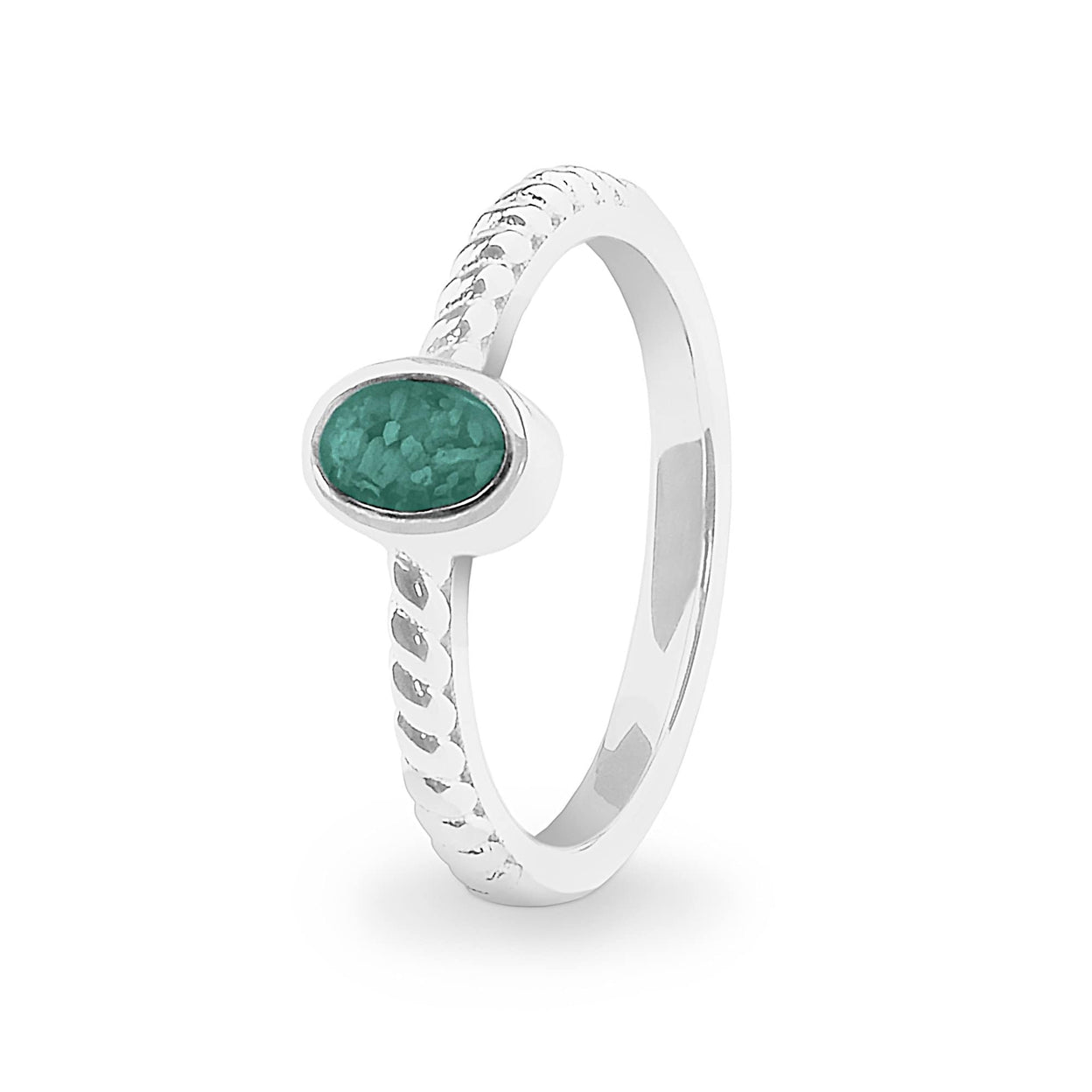 Load image into Gallery viewer, EverWith Ladies Petite Guard Memorial Ashes Ring - EverWith Memorial Jewellery - Trade