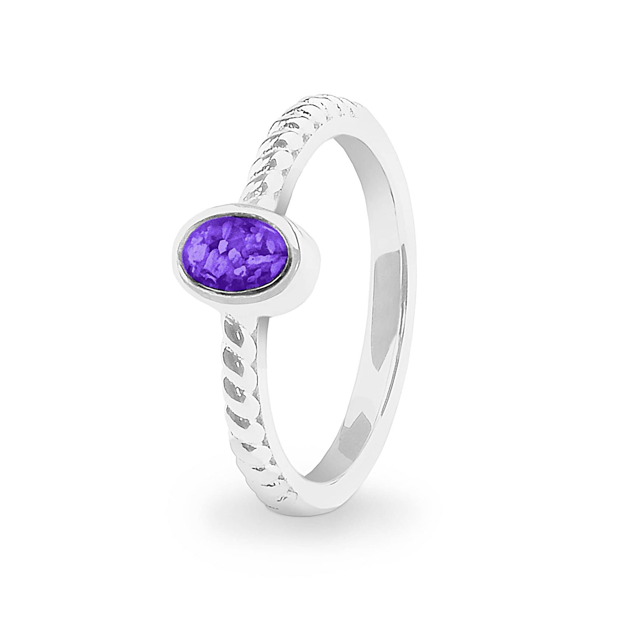Load image into Gallery viewer, EverWith Ladies Petite Guard Memorial Ashes Ring - EverWith Memorial Jewellery - Trade