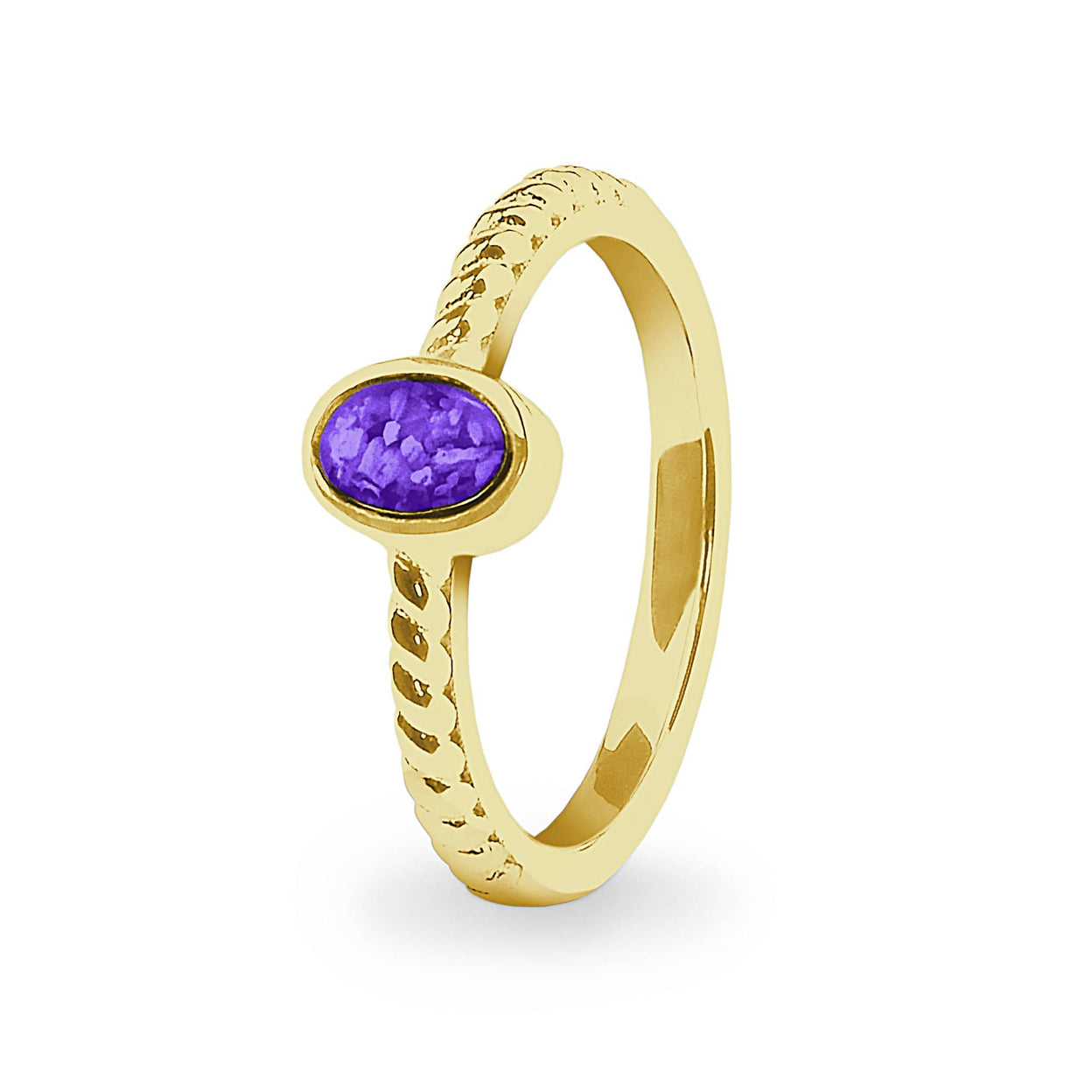 Load image into Gallery viewer, EverWith Ladies Petite Guard Memorial Ashes Ring - EverWith Memorial Jewellery - Trade