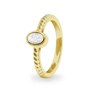 EverWith Ladies Petite Guard Memorial Ashes Ring - EverWith Memorial Jewellery - Trade