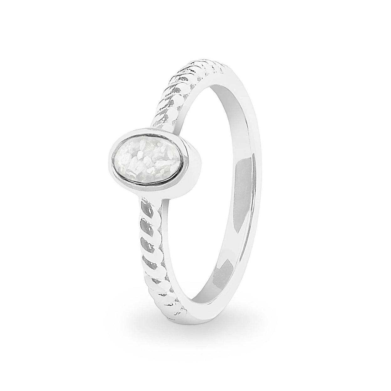 Load image into Gallery viewer, EverWith Ladies Petite Guard Memorial Ashes Ring - EverWith Memorial Jewellery - Trade