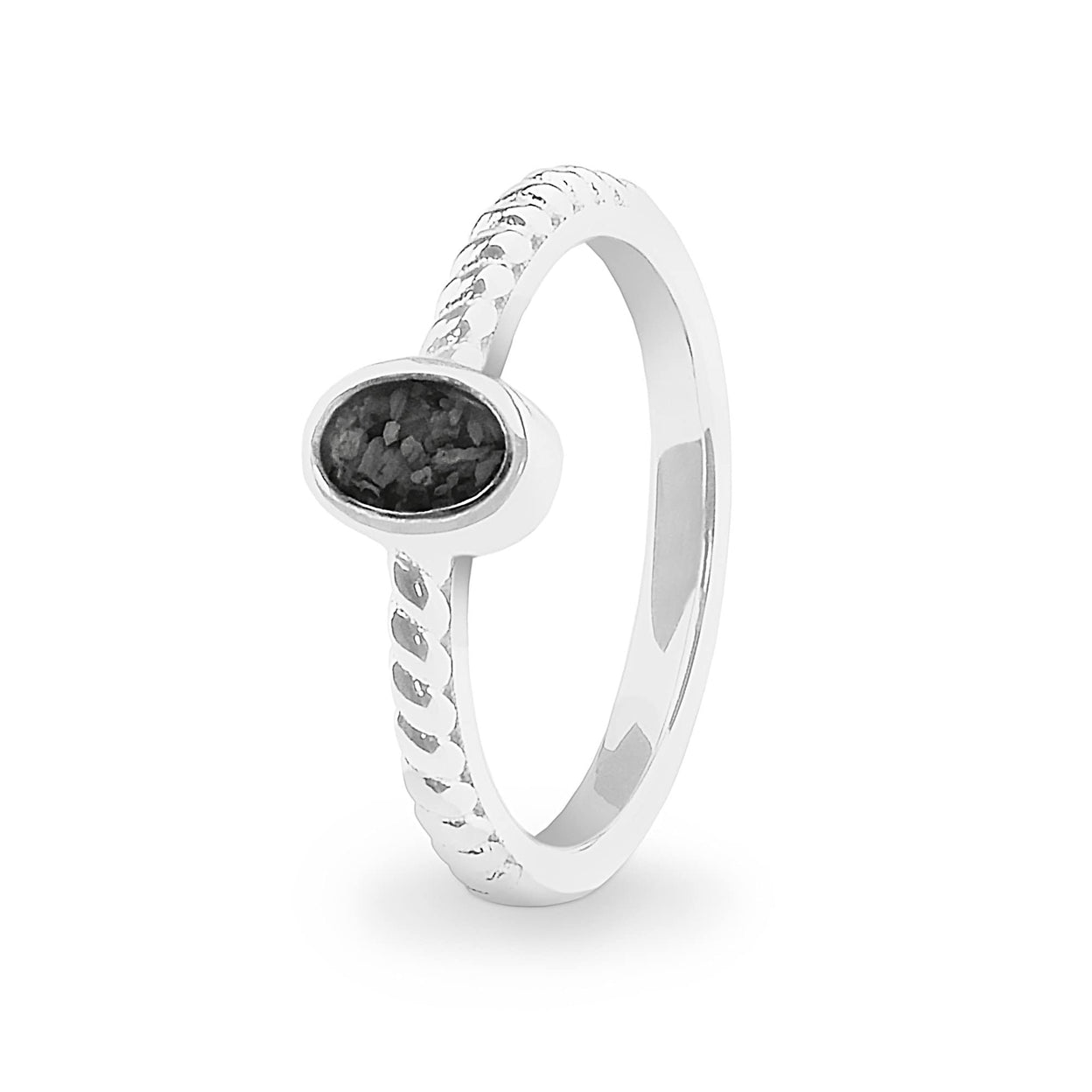 Load image into Gallery viewer, EverWith Ladies Petite Guard Memorial Ashes Ring - EverWith Memorial Jewellery - Trade