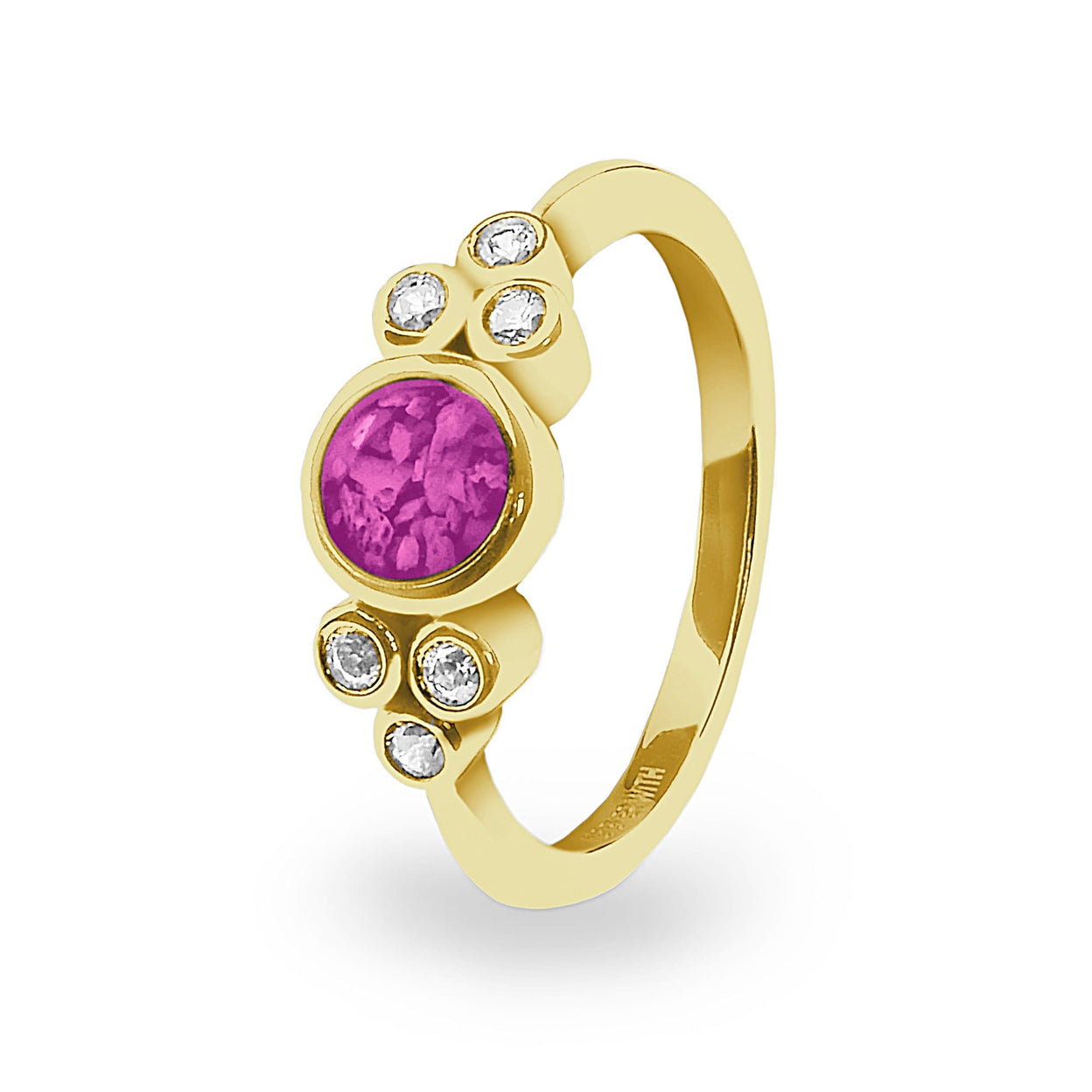 Load image into Gallery viewer, EverWith Ladies Praise Memorial Ashes Ring with Fine Crystals - EverWith Memorial Jewellery - Trade