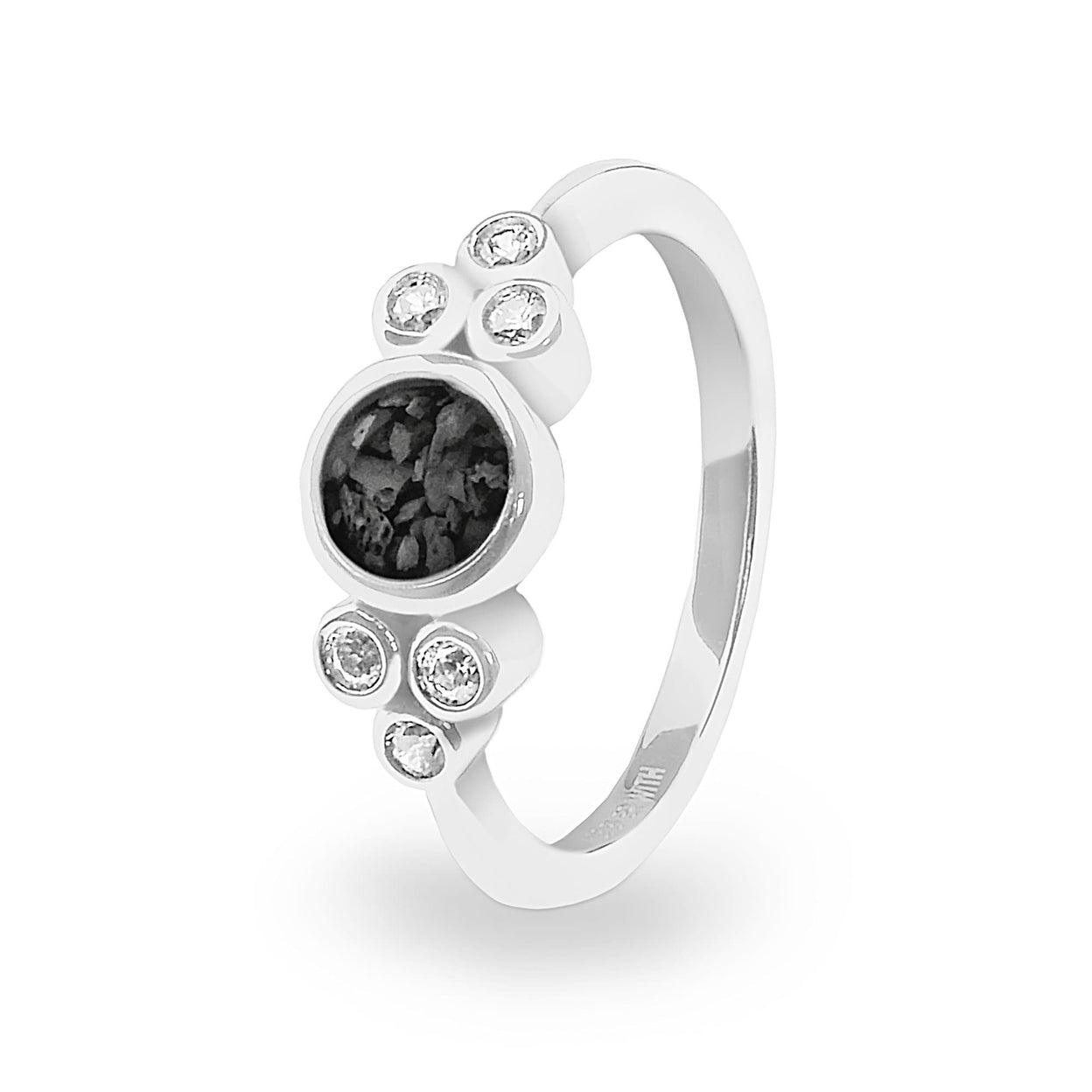 Load image into Gallery viewer, EverWith Ladies Praise Memorial Ashes Ring with Fine Crystals - EverWith Memorial Jewellery - Trade