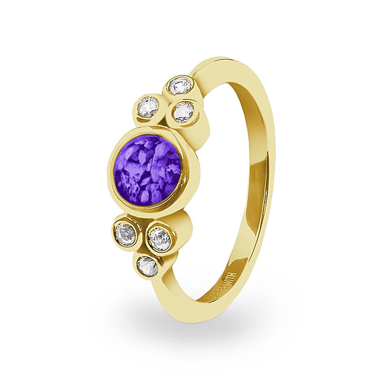 Load image into Gallery viewer, EverWith Ladies Praise Memorial Ashes Ring with Fine Crystals - EverWith Memorial Jewellery - Trade