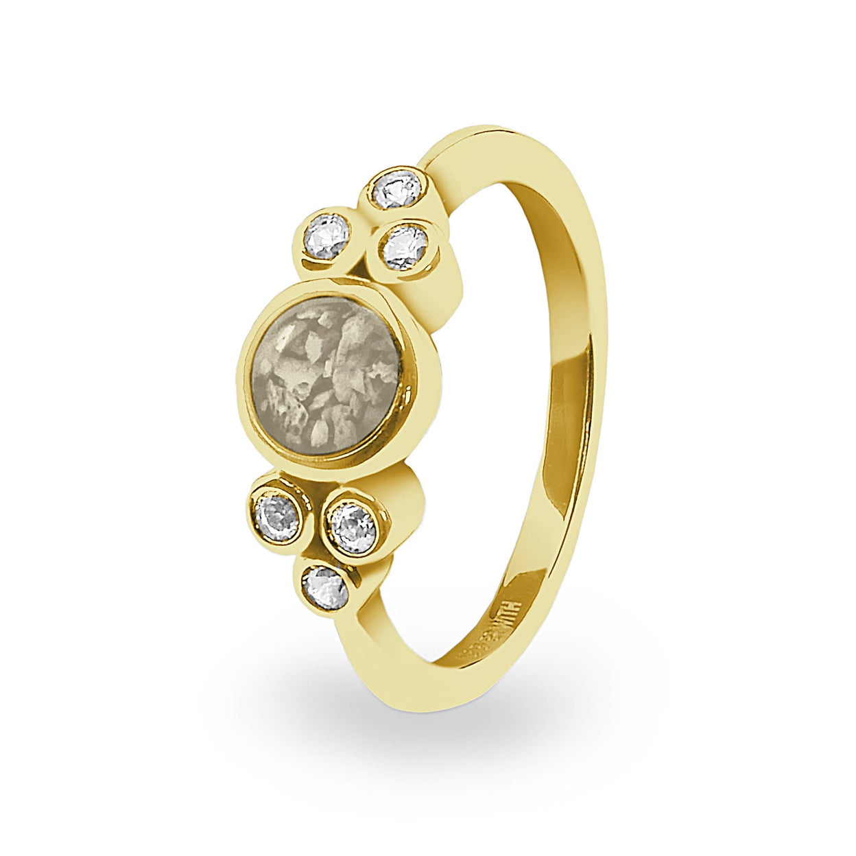 Load image into Gallery viewer, EverWith Ladies Praise Memorial Ashes Ring with Fine Crystals - EverWith Memorial Jewellery - Trade