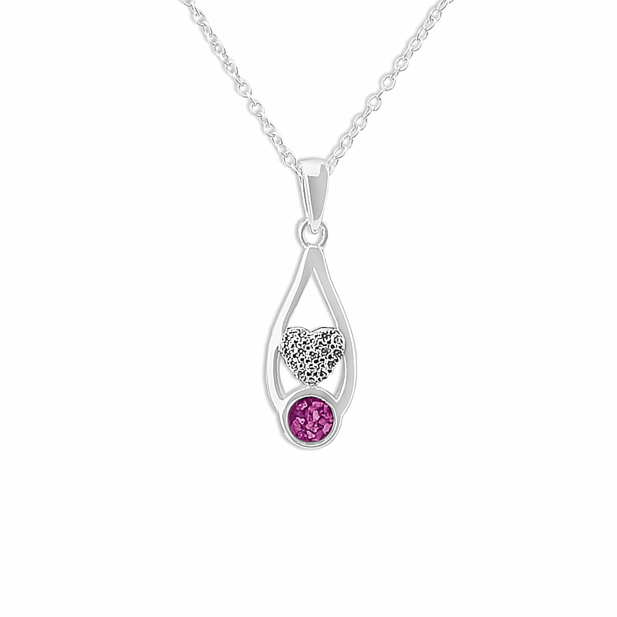 Load image into Gallery viewer, EverWith™ Ladies Protect Memorial Ashes Pendant with Swarovski Crystals - EverWith Memorial Jewellery - Trade