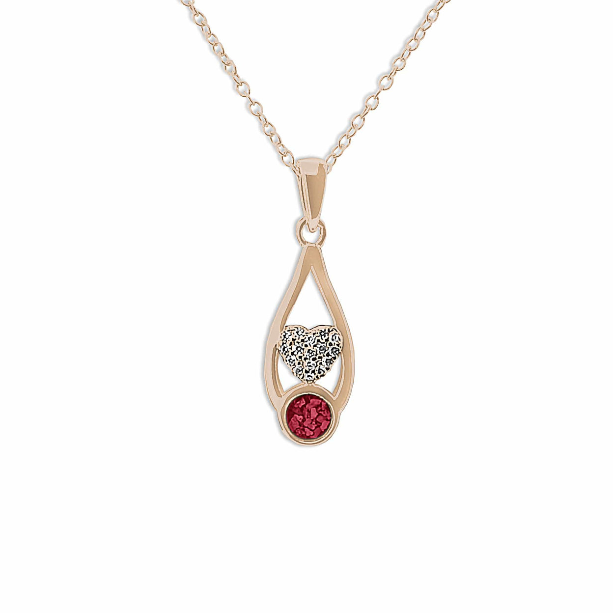 Load image into Gallery viewer, EverWith™ Ladies Protect Memorial Ashes Pendant with Swarovski Crystals - EverWith Memorial Jewellery - Trade