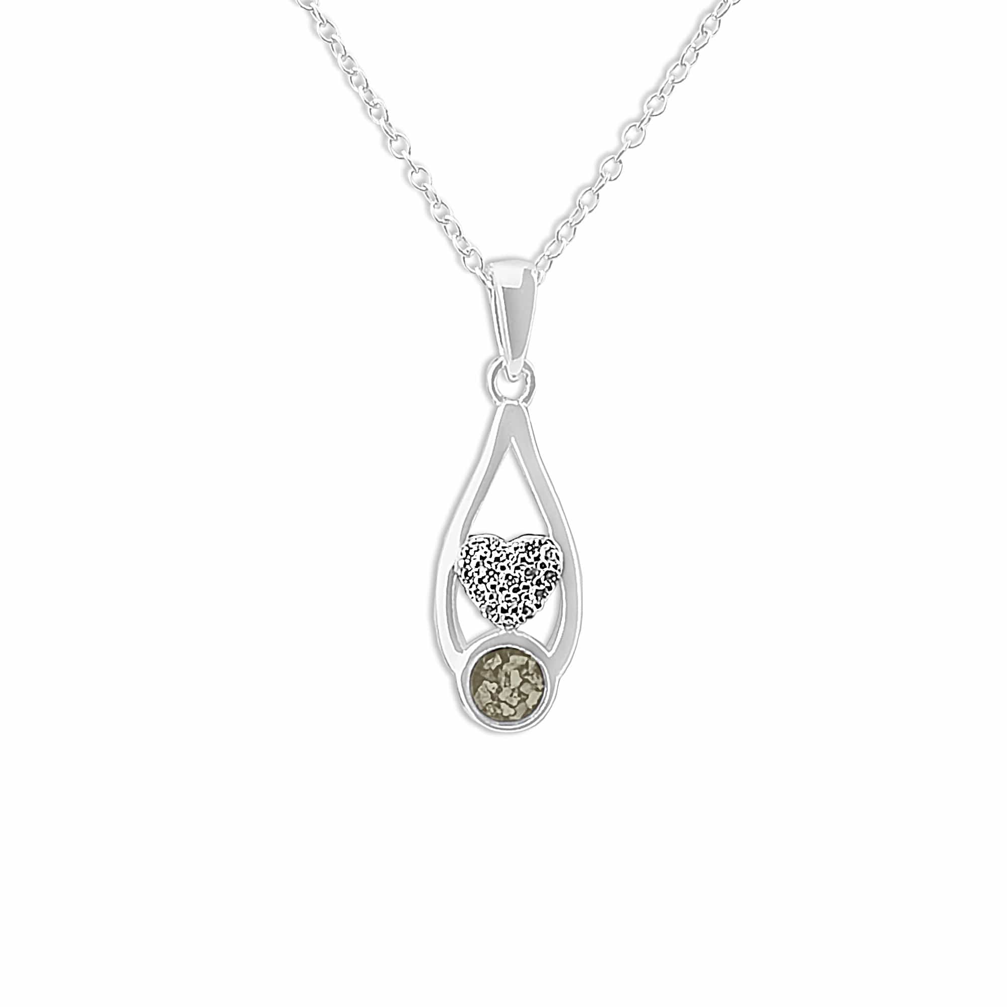 EverWith™ Ladies Protect Memorial Ashes Pendant with Swarovski Crystals - EverWith Memorial Jewellery - Trade