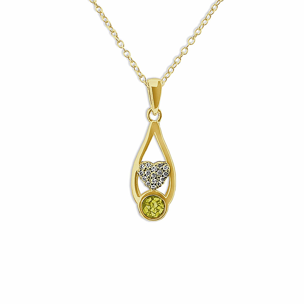 Load image into Gallery viewer, EverWith™ Ladies Protect Memorial Ashes Pendant with Swarovski Crystals - EverWith Memorial Jewellery - Trade