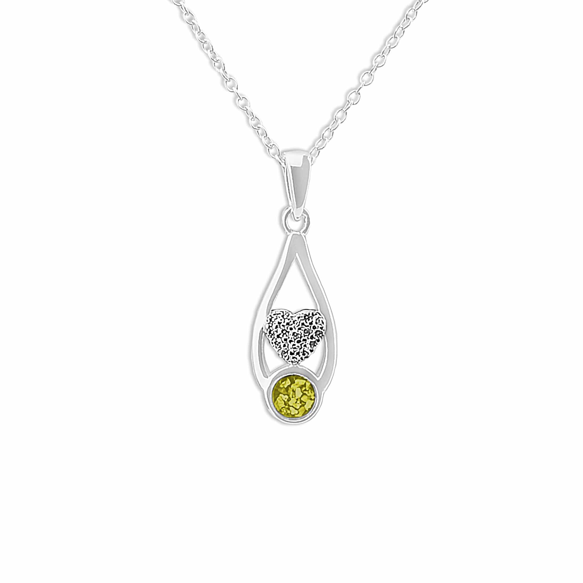 EverWith™ Ladies Protect Memorial Ashes Pendant with Swarovski Crystals - EverWith Memorial Jewellery - Trade