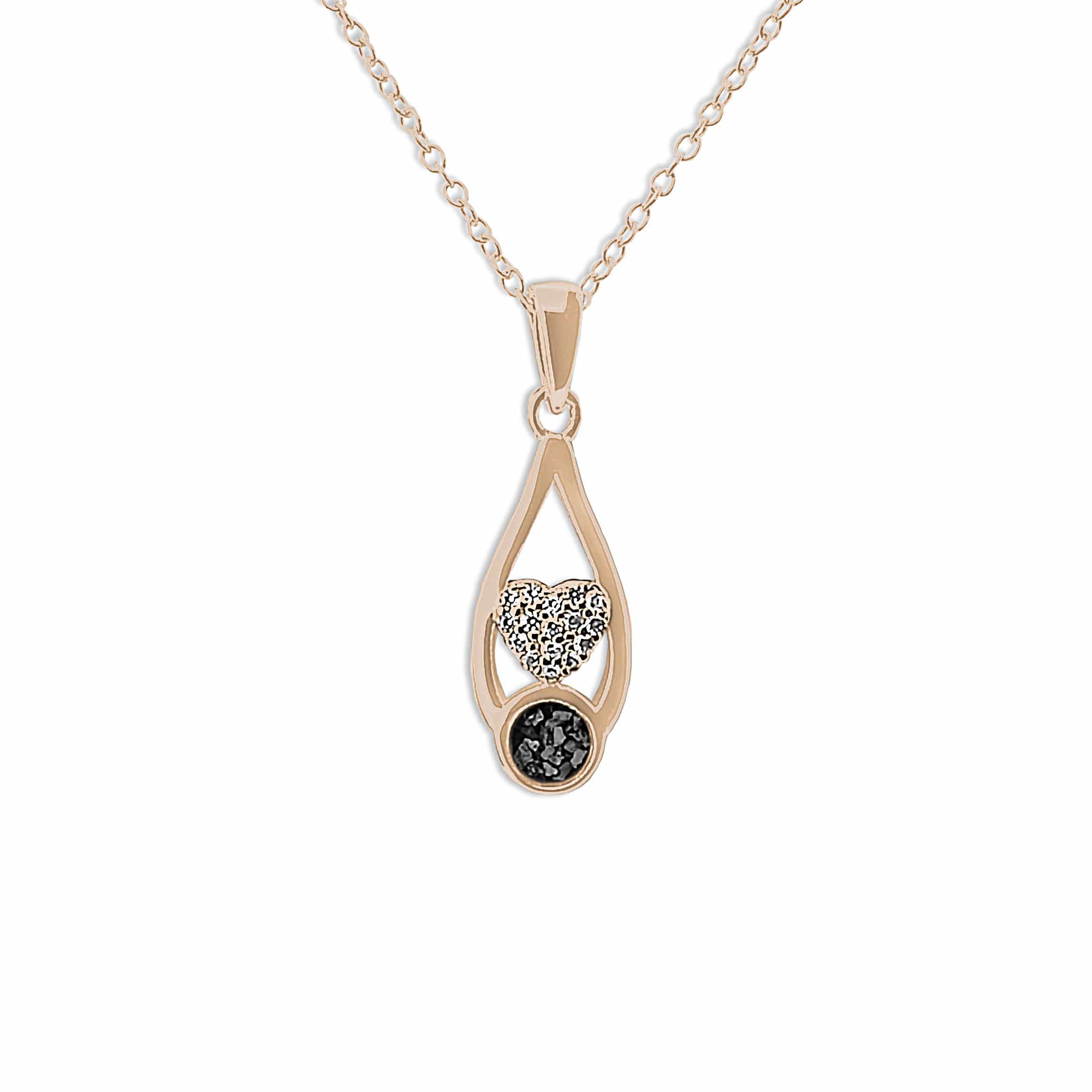 EverWith™ Ladies Protect Memorial Ashes Pendant with Swarovski Crystals - EverWith Memorial Jewellery - Trade