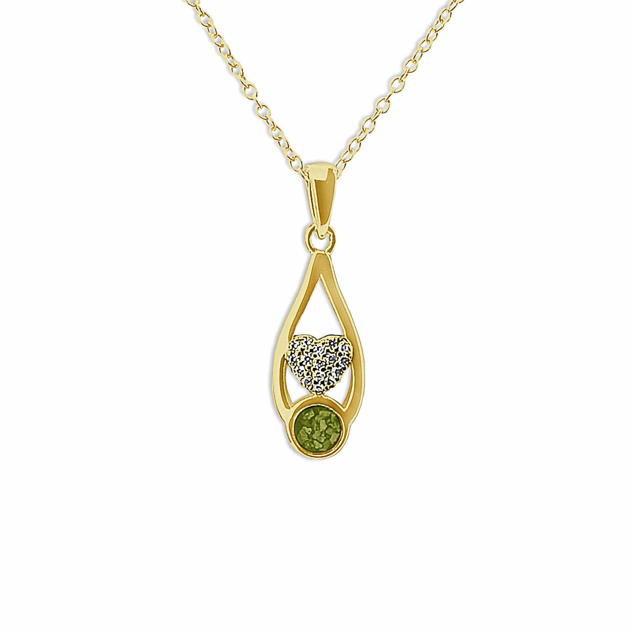 Load image into Gallery viewer, EverWith™ Ladies Protect Memorial Ashes Pendant with Swarovski Crystals - EverWith Memorial Jewellery - Trade