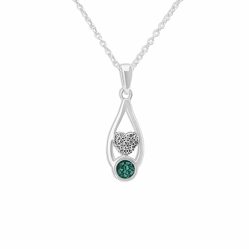 EverWith™ Ladies Protect Memorial Ashes Pendant with Swarovski Crystals - EverWith Memorial Jewellery - Trade