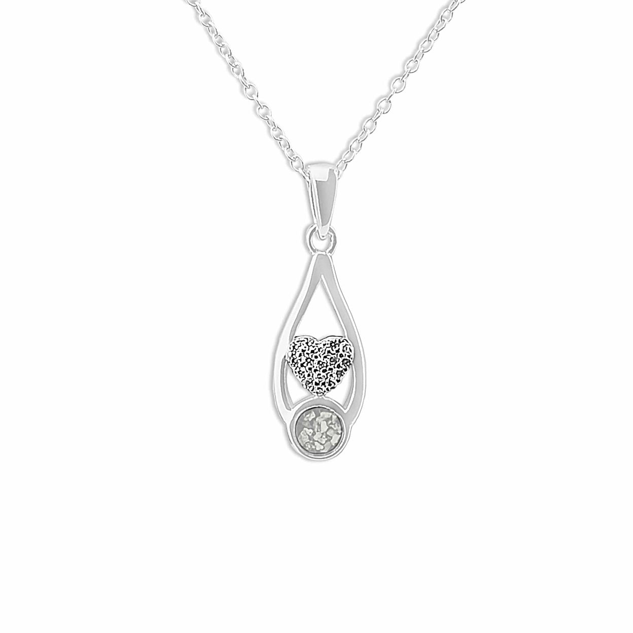 Load image into Gallery viewer, EverWith™ Ladies Protect Memorial Ashes Pendant with Swarovski Crystals - EverWith Memorial Jewellery - Trade