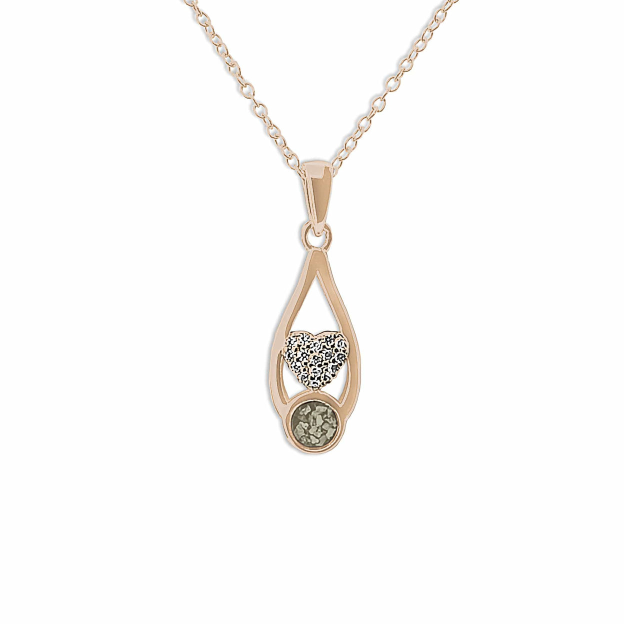 Load image into Gallery viewer, EverWith™ Ladies Protect Memorial Ashes Pendant with Swarovski Crystals - EverWith Memorial Jewellery - Trade