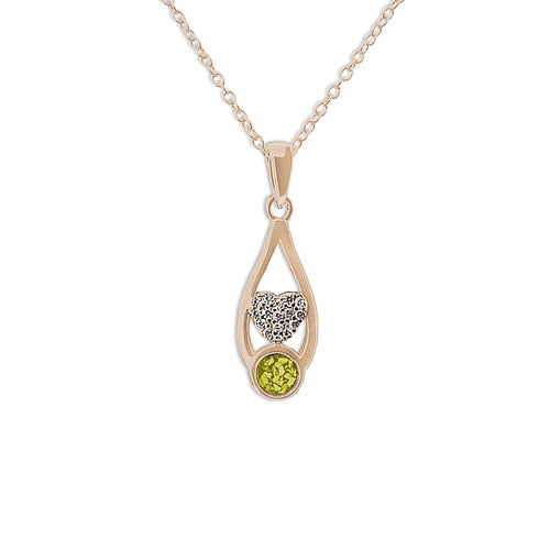 EverWith™ Ladies Protect Memorial Ashes Pendant with Swarovski Crystals - EverWith Memorial Jewellery - Trade