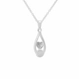 EverWith™ Ladies Protect Memorial Ashes Pendant with Swarovski Crystals - EverWith Memorial Jewellery - Trade