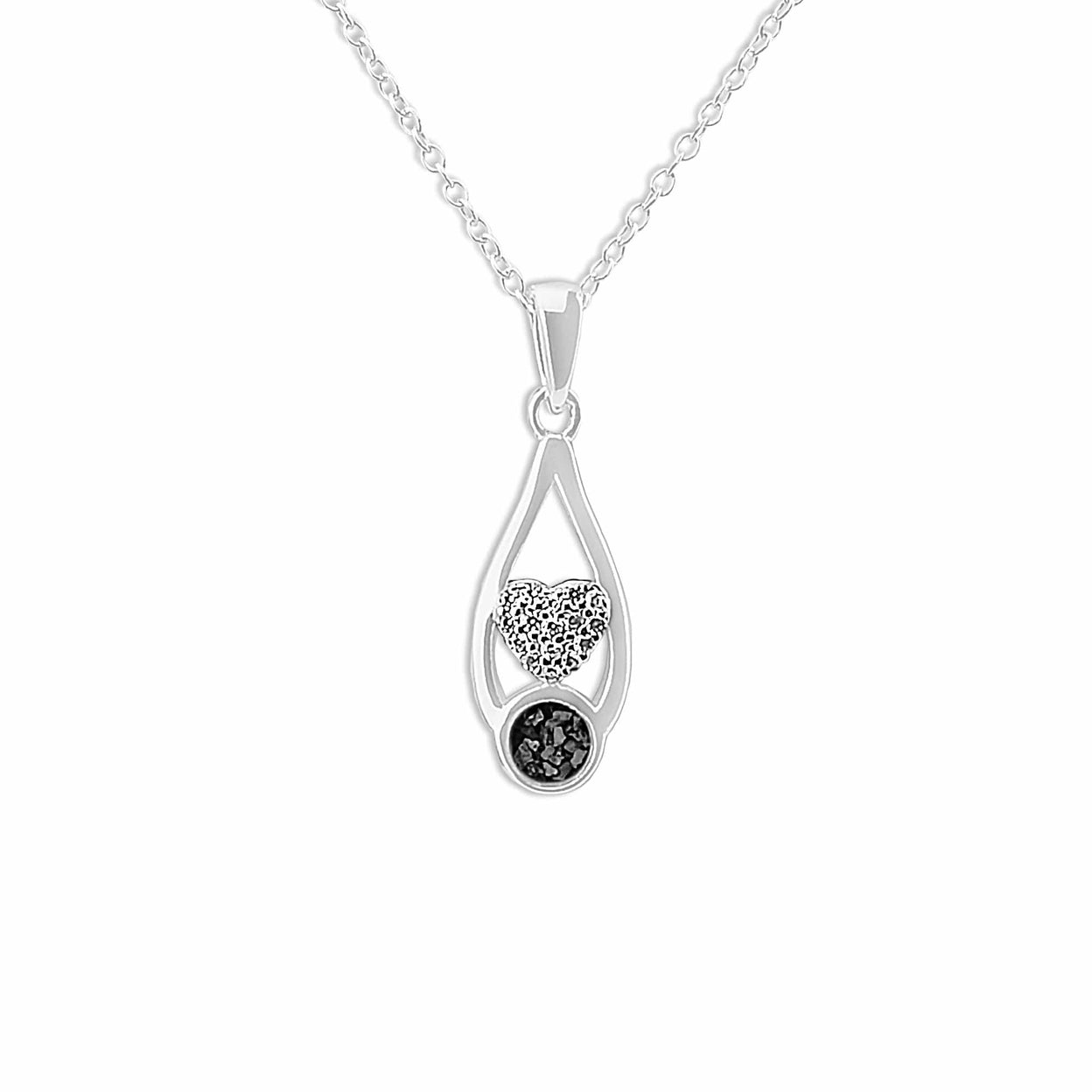 Load image into Gallery viewer, EverWith™ Ladies Protect Memorial Ashes Pendant with Swarovski Crystals - EverWith Memorial Jewellery - Trade
