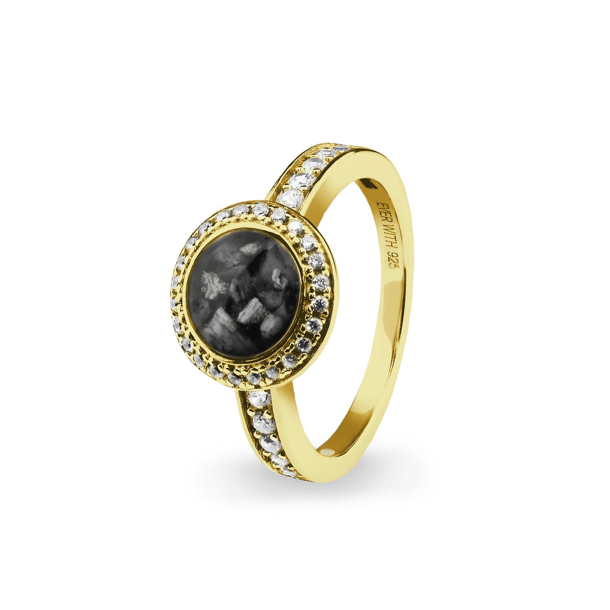 Load image into Gallery viewer, EverWith™ Ladies Radiance Memorial Ashes Ring with Swarovski Crystals - EverWith Memorial Jewellery - Trade