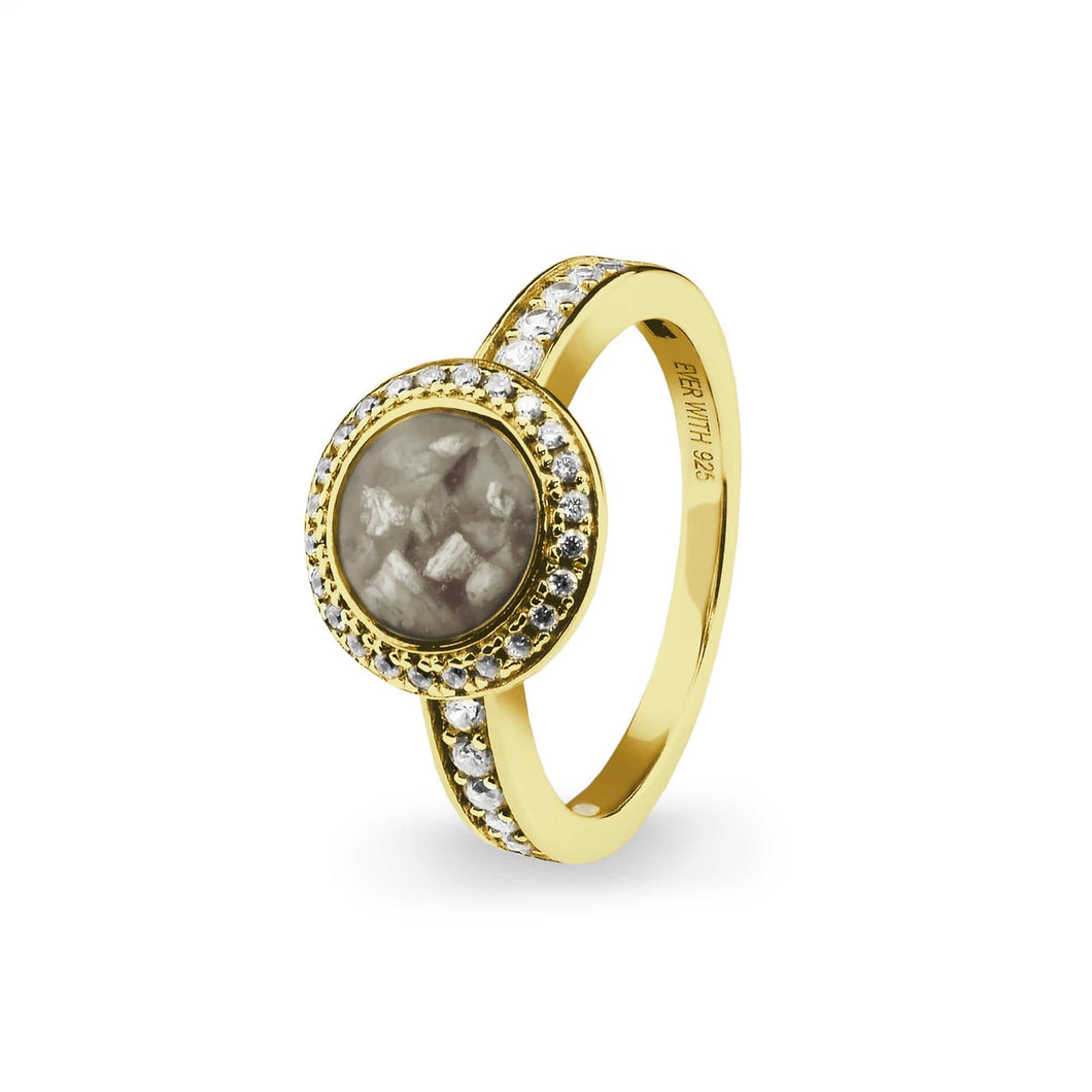 EverWith™ Ladies Radiance Memorial Ashes Ring with Swarovski Crystals - EverWith Memorial Jewellery - Trade