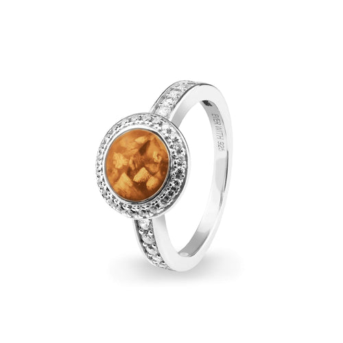 EverWith™ Ladies Radiance Memorial Ashes Ring with Swarovski Crystals - EverWith Memorial Jewellery - Trade