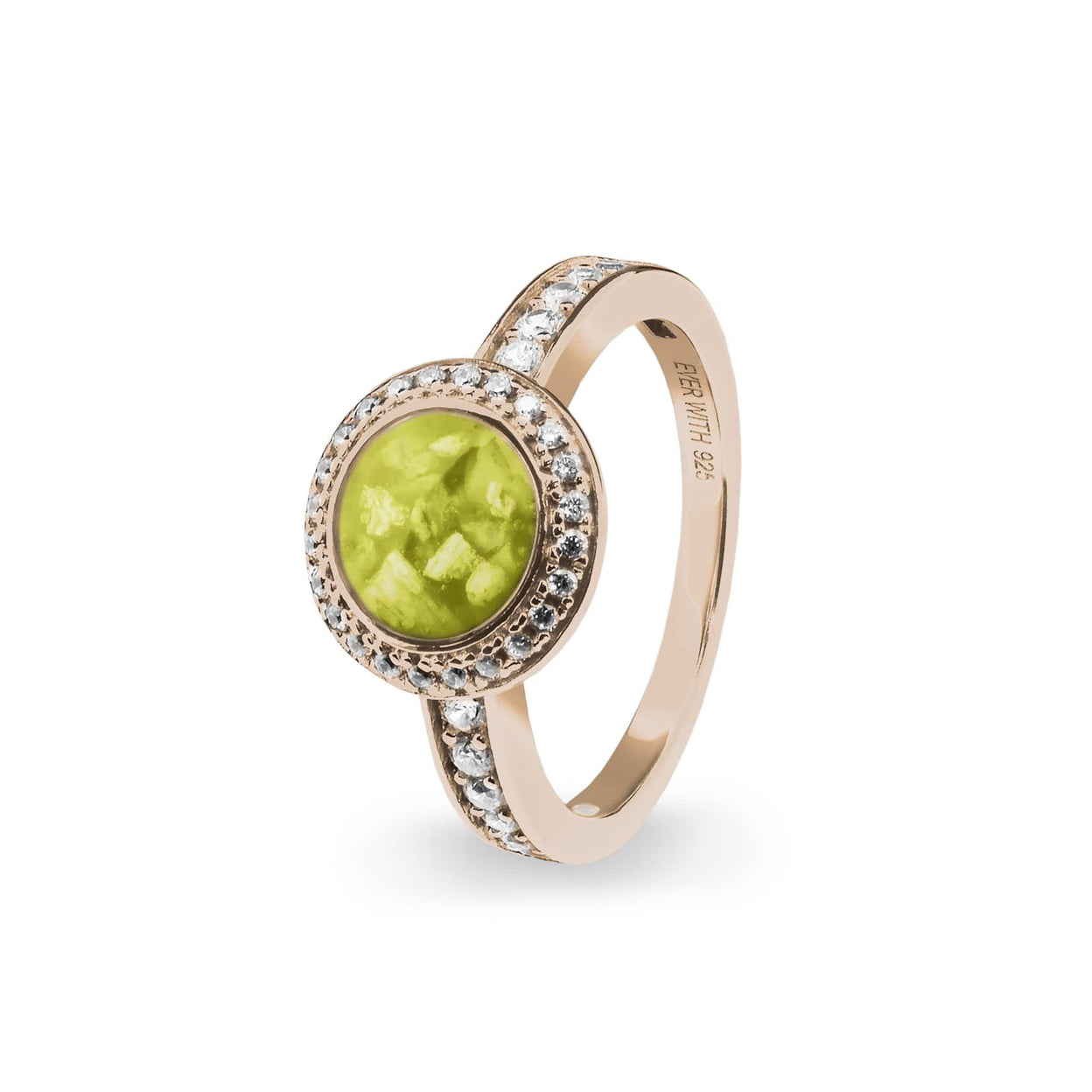 Load image into Gallery viewer, EverWith™ Ladies Radiance Memorial Ashes Ring with Swarovski Crystals - EverWith Memorial Jewellery - Trade