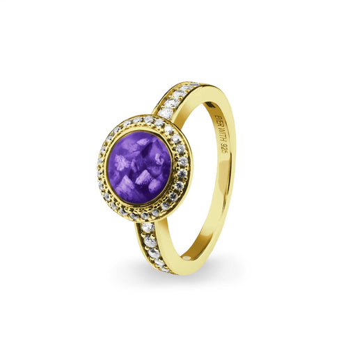 EverWith™ Ladies Radiance Memorial Ashes Ring with Swarovski Crystals - EverWith Memorial Jewellery - Trade