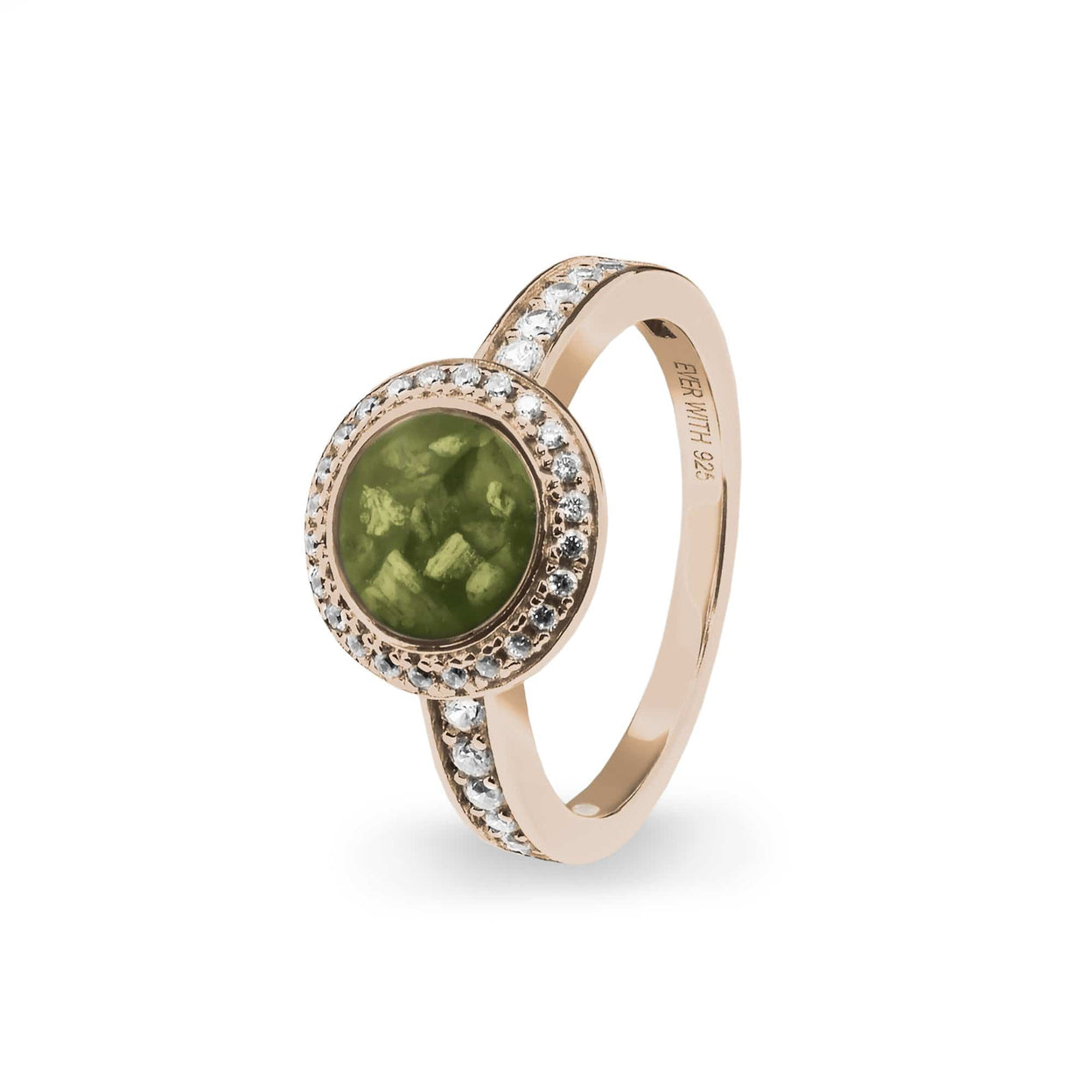 Load image into Gallery viewer, EverWith™ Ladies Radiance Memorial Ashes Ring with Swarovski Crystals - EverWith Memorial Jewellery - Trade