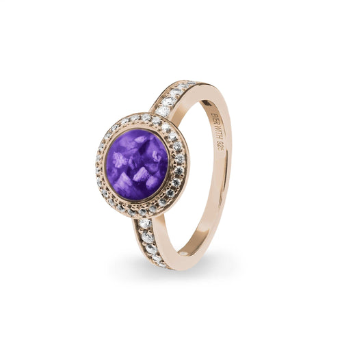 EverWith™ Ladies Radiance Memorial Ashes Ring with Swarovski Crystals - EverWith Memorial Jewellery - Trade