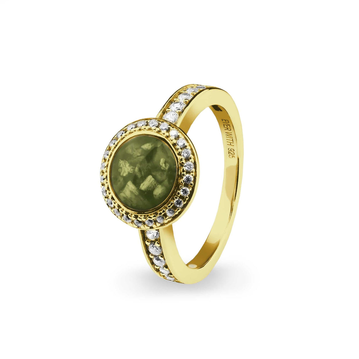 Load image into Gallery viewer, EverWith™ Ladies Radiance Memorial Ashes Ring with Swarovski Crystals - EverWith Memorial Jewellery - Trade