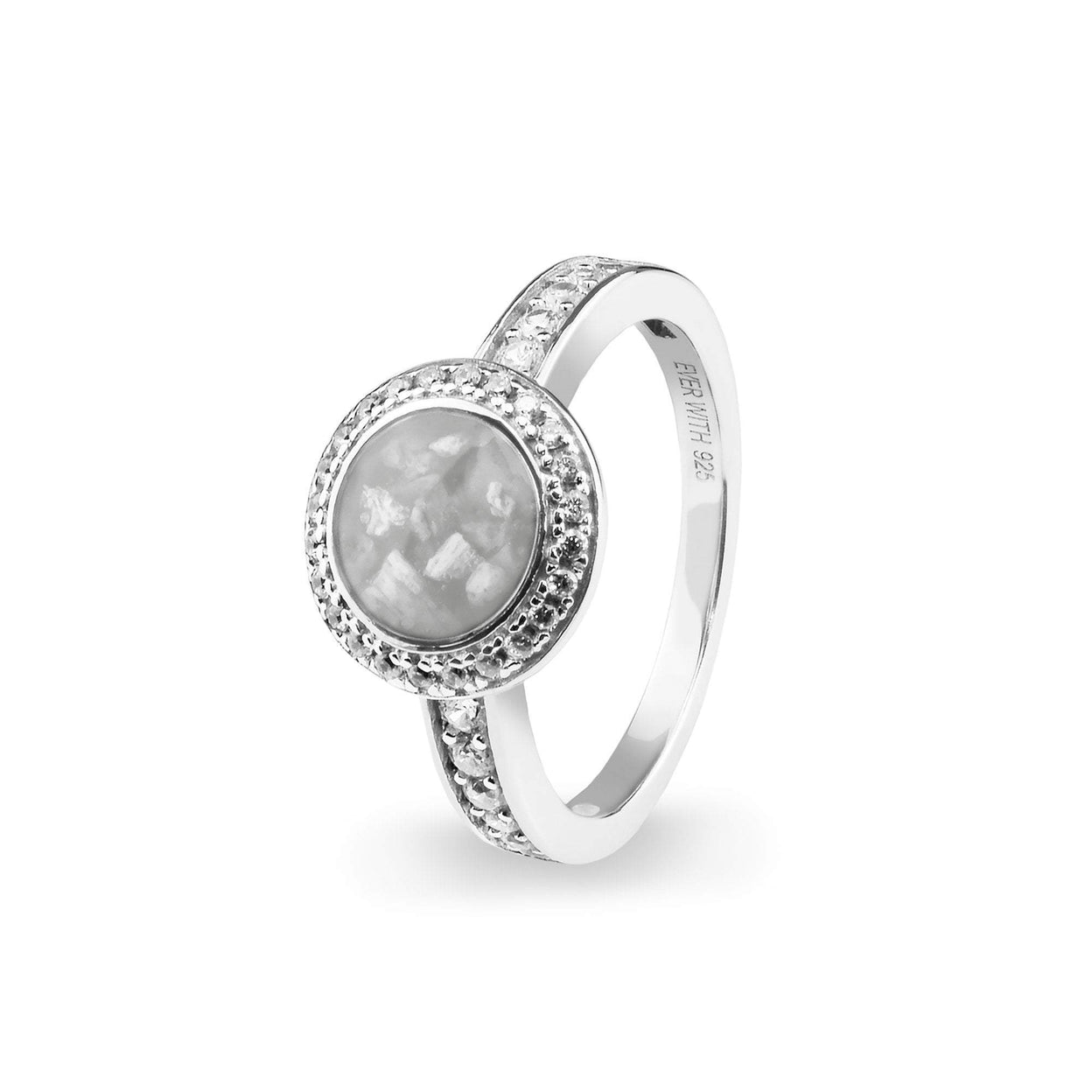Load image into Gallery viewer, EverWith™ Ladies Radiance Memorial Ashes Ring with Swarovski Crystals - EverWith Memorial Jewellery - Trade