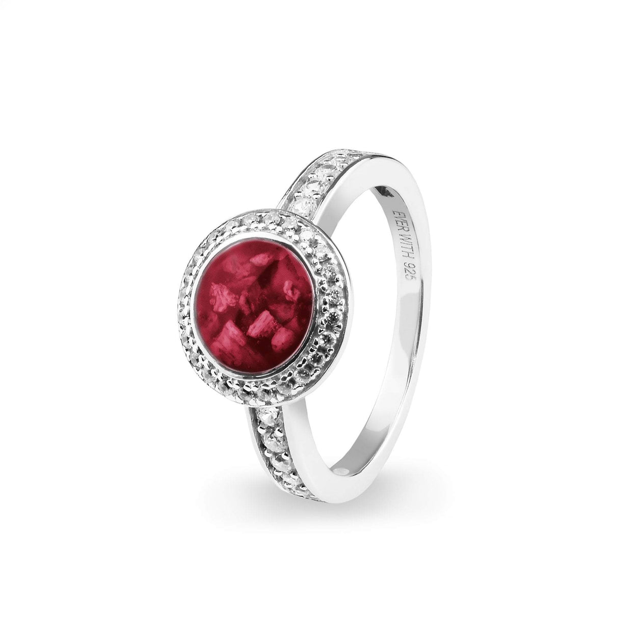 Load image into Gallery viewer, EverWith™ Ladies Radiance Memorial Ashes Ring with Swarovski Crystals - EverWith Memorial Jewellery - Trade