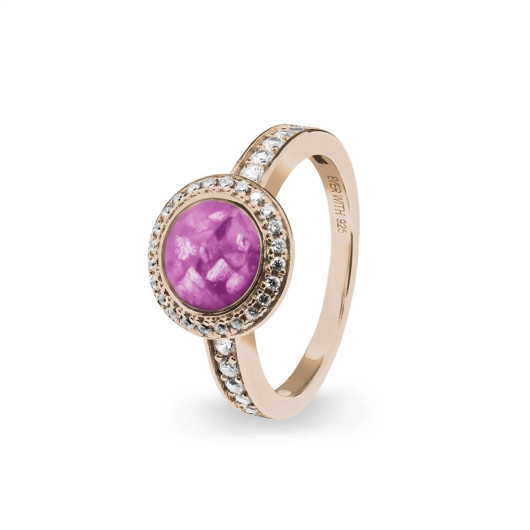 EverWith™ Ladies Radiance Memorial Ashes Ring with Swarovski Crystals - EverWith Memorial Jewellery - Trade