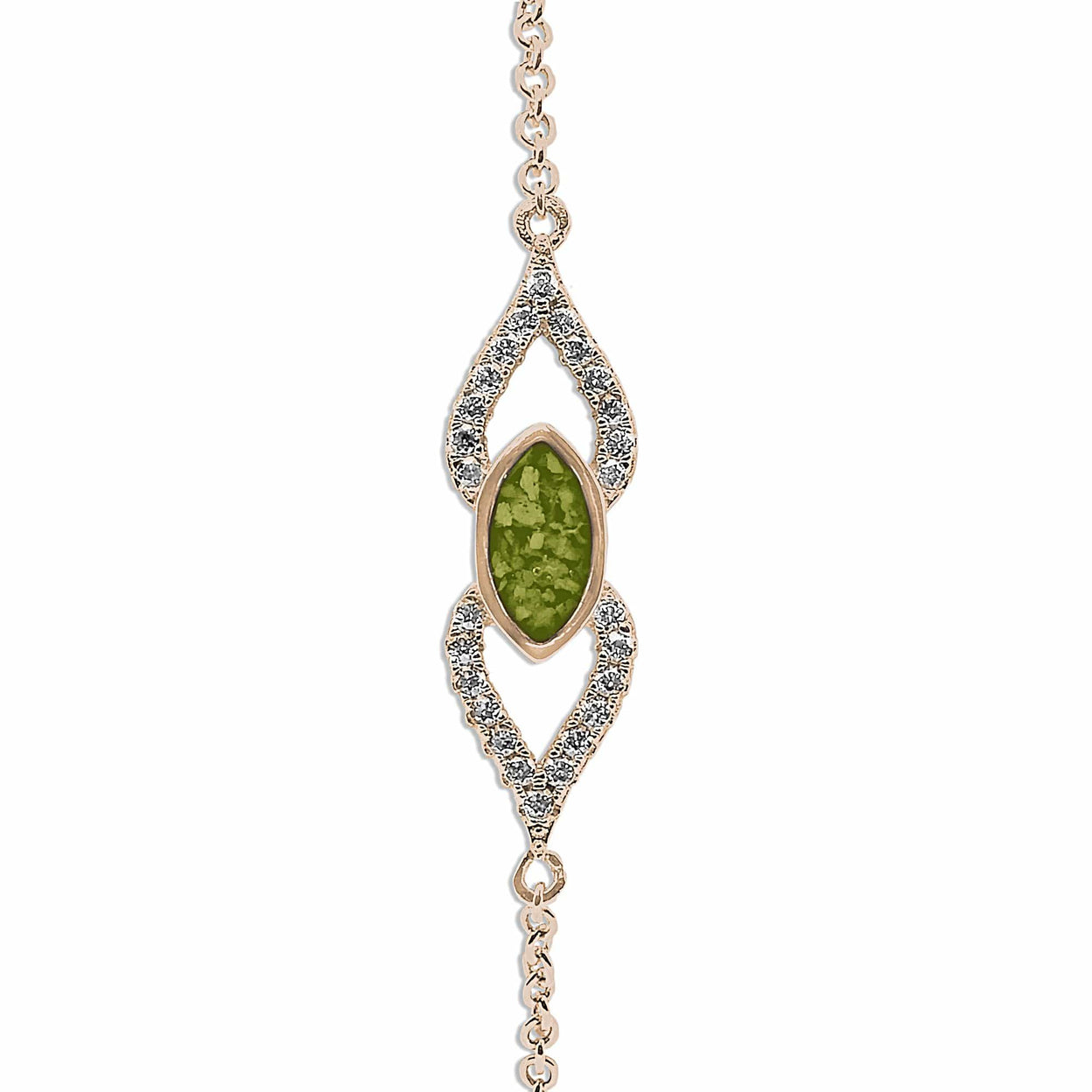 Load image into Gallery viewer, EverWith™ Ladies Respect Memorial Ashes Bracelet with Swarovski Crystals - EverWith Memorial Jewellery - Trade