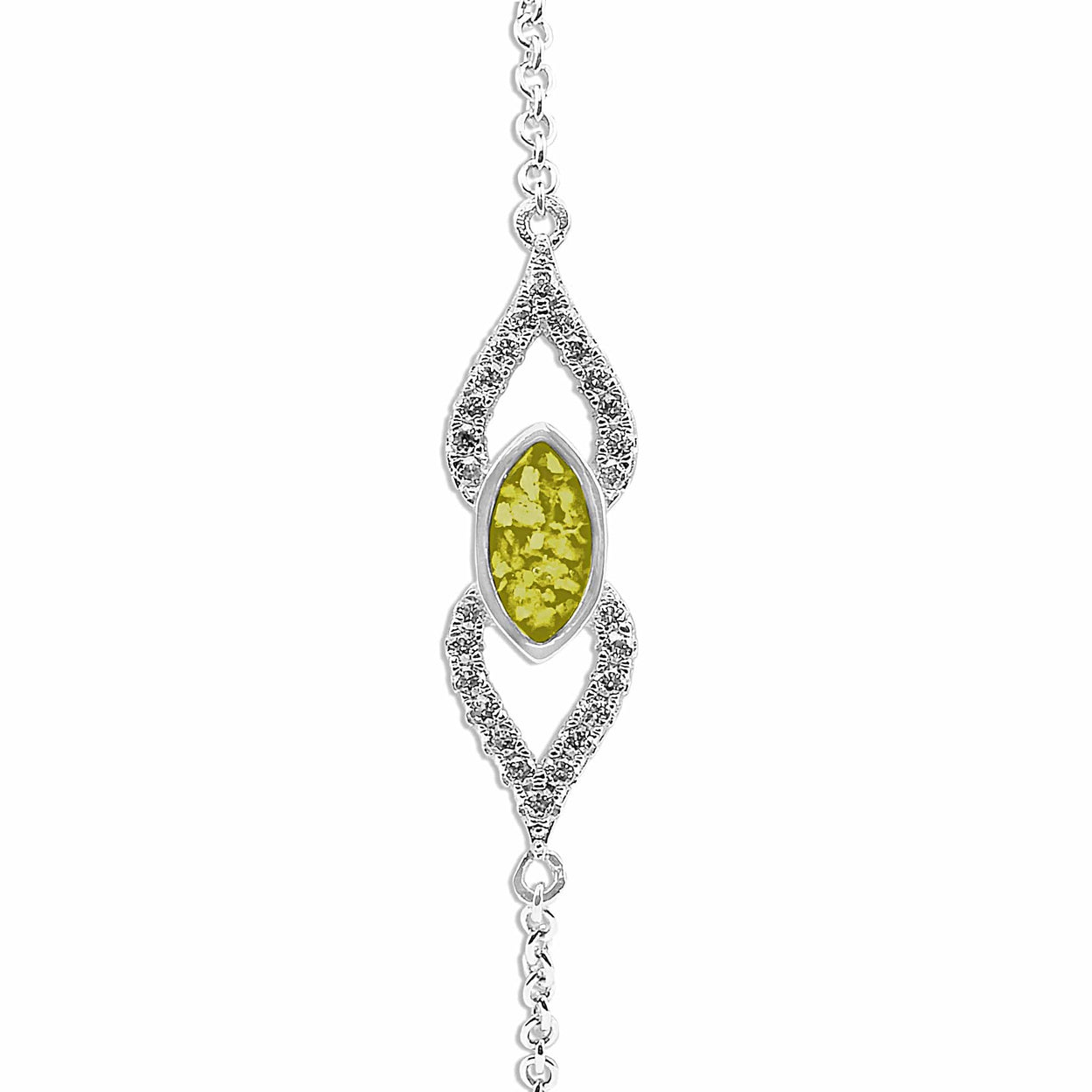 Load image into Gallery viewer, EverWith™ Ladies Respect Memorial Ashes Bracelet with Swarovski Crystals - EverWith Memorial Jewellery - Trade