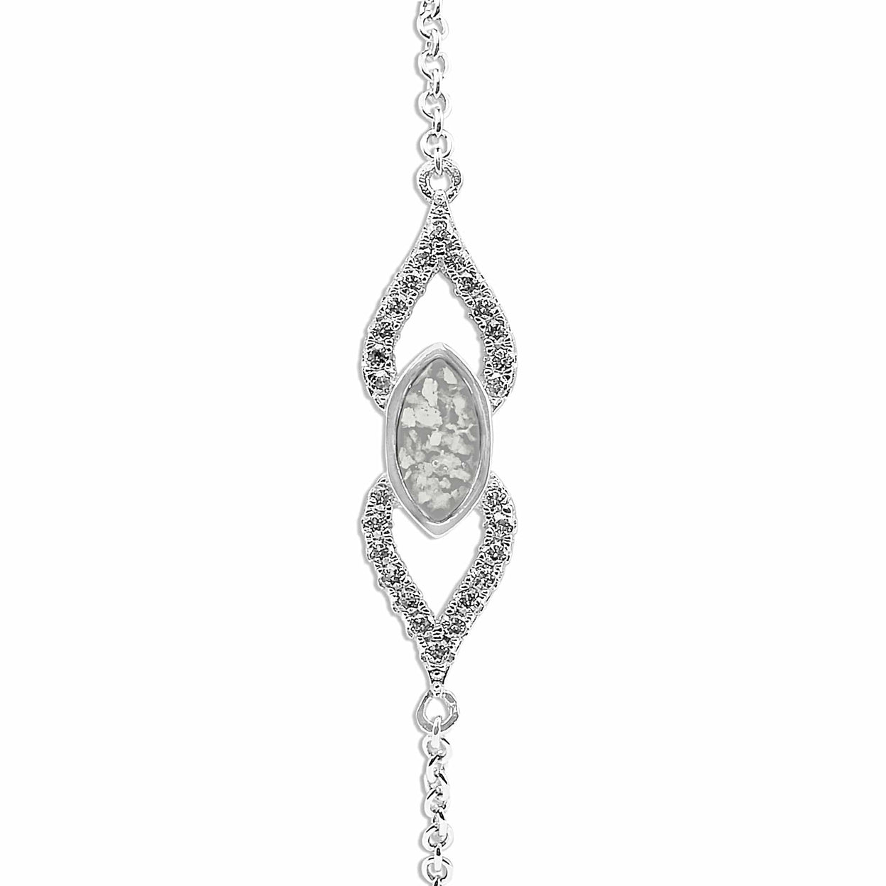 Load image into Gallery viewer, EverWith™ Ladies Respect Memorial Ashes Bracelet with Swarovski Crystals - EverWith Memorial Jewellery - Trade