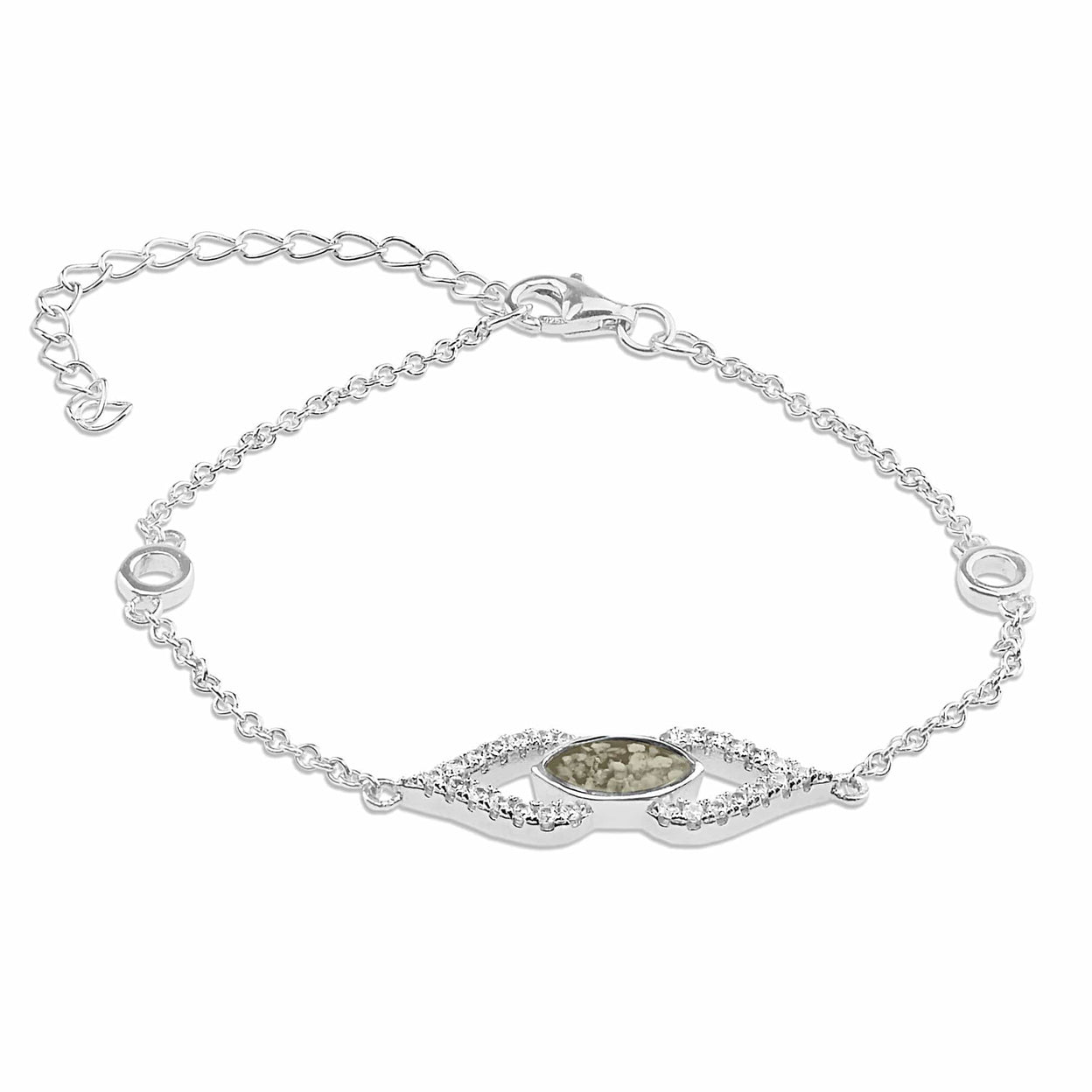 Load image into Gallery viewer, EverWith™ Ladies Respect Memorial Ashes Bracelet with Swarovski Crystals - EverWith Memorial Jewellery - Trade