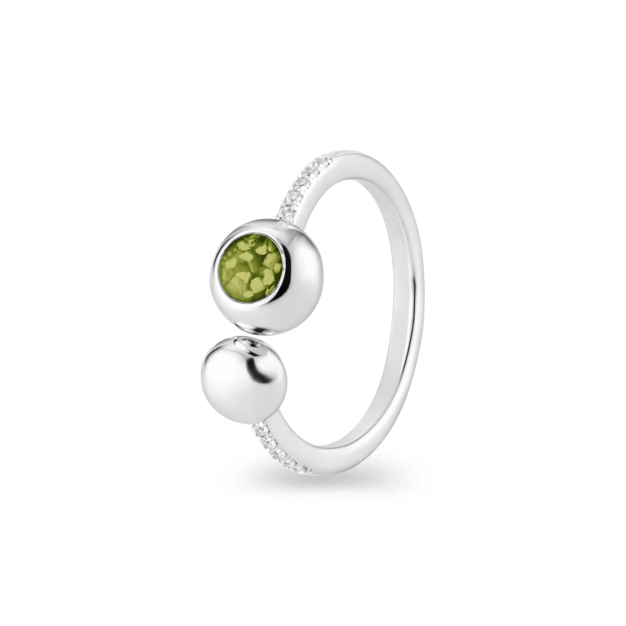 Load image into Gallery viewer, EverWith™ Ladies Rondure Array and Sphere Memorial Ashes Ring - EverWith Memorial Jewellery - Trade