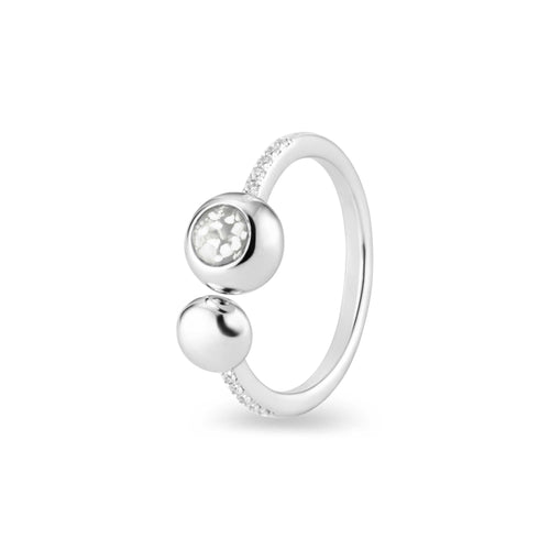 EverWith™ Ladies Rondure Array and Sphere Memorial Ashes Ring - EverWith Memorial Jewellery - Trade