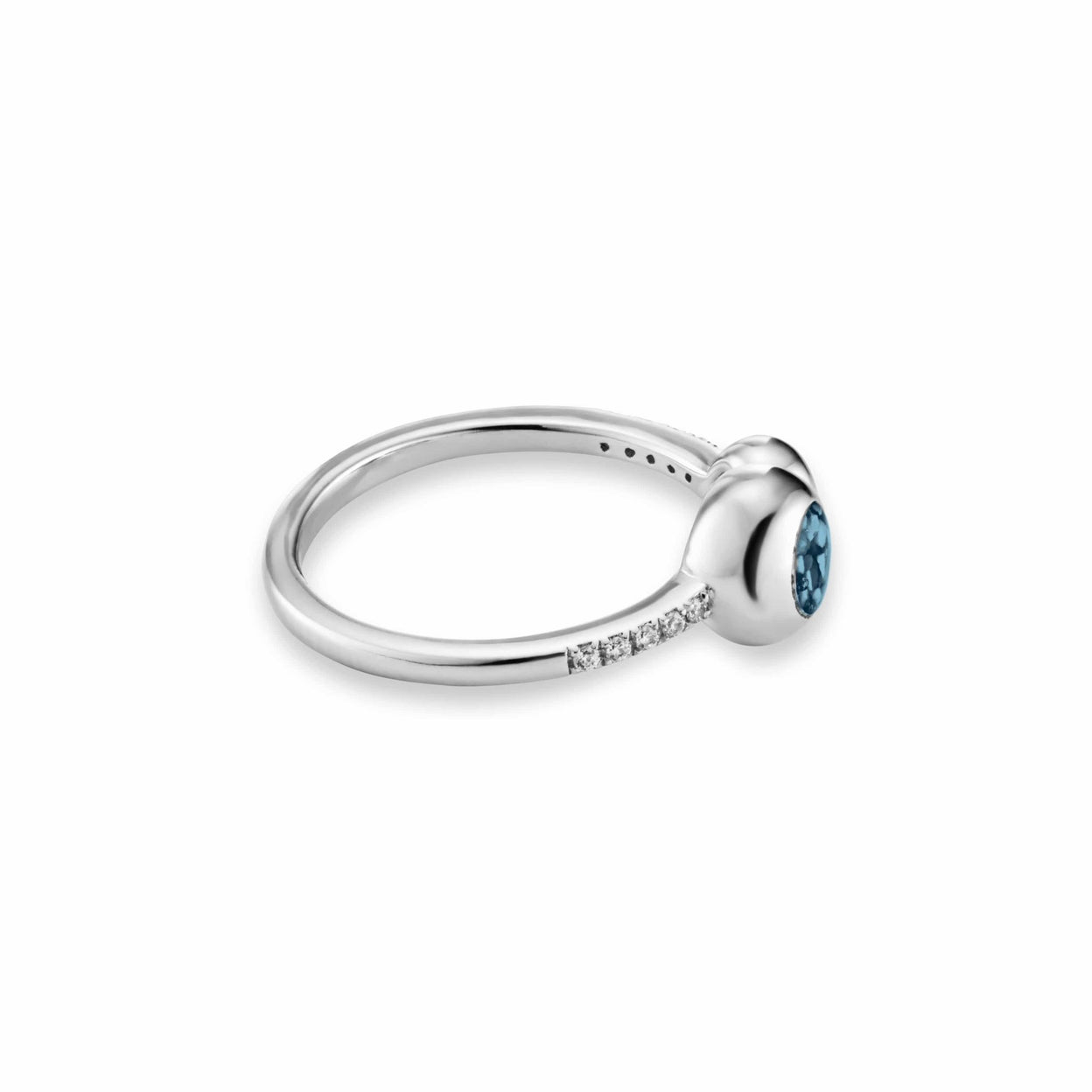Load image into Gallery viewer, EverWith™ Ladies Rondure Array and Sphere Memorial Ashes Ring - EverWith Memorial Jewellery - Trade