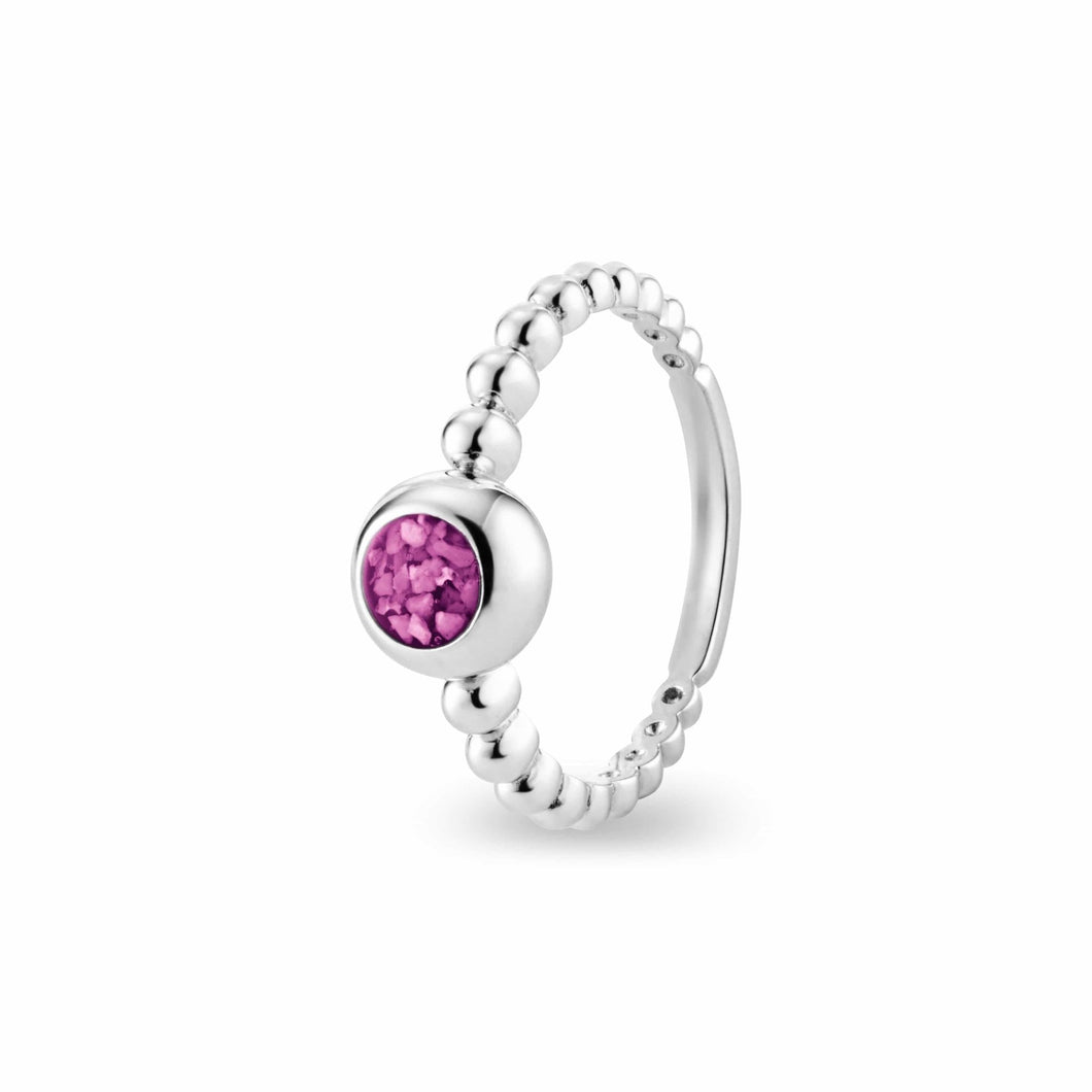 EverWith™ Ladies Rondure Array Bubble Band Memorial Ashes Ring - EverWith Memorial Jewellery - Trade