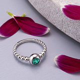 EverWith™ Ladies Rondure Array Bubble Band Memorial Ashes Ring - EverWith Memorial Jewellery - Trade