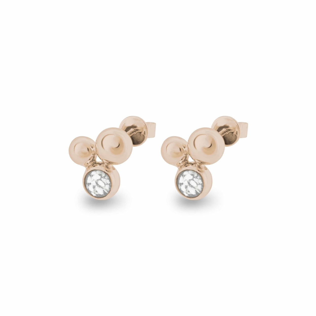 Load image into Gallery viewer, EverWith™ Ladies Rondure Array Memorial Ashes Earrings - EverWith Memorial Jewellery - Trade